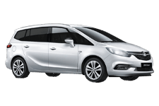 Car Hire Bishop Auckland - Vauxhall Zafira 7-Seater - Minibus hire Bishop auckland